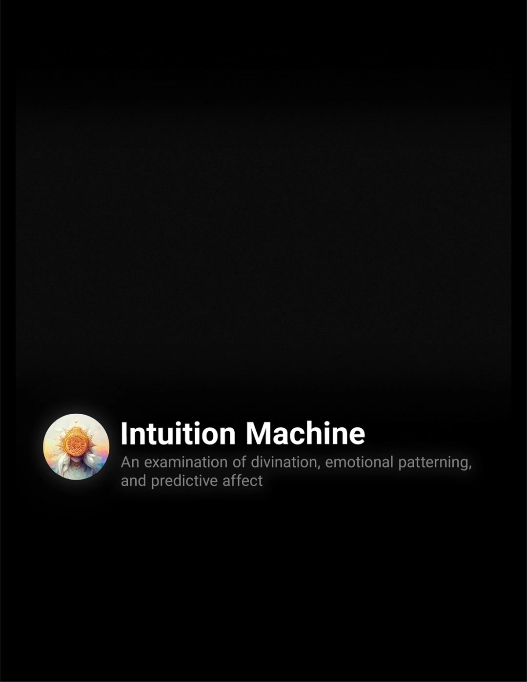 Intuition Machine — Slide Deck Preview